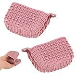 JANKOW 1 Par De Luvas De Forno De Silicone Resistente Ao Calor Pegador De Panela De Silicone Para Cozinha Mini Luvas De Forno Luva De Forno De Borracha Luvas De Cozinha Luvas De Aperto Luvas De