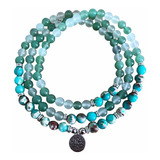 Japamala Jade Verde E Jaspe Imperial Pedras Naturais