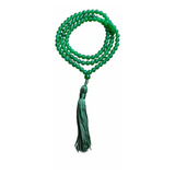 Japamala Jade Verde Pedra Natural 108 Contas