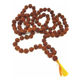 Japamala Semente De Rudraksha 8mm 108 Contas Terço Indiano