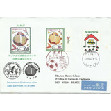 Japão 2002 Envelope Circulado Carimbo Bola