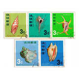 Japão Okinawa Conchas Do Mar 1967 68 S completa