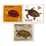 Japão Okinawa Tartarugas 1965 66 S completa