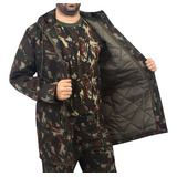 Japona Oficial Exército Brasil Frio Blusa Campanha Camuflada