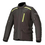 Jaqueta Alpinestars Motoqueiro Gravity Drystar Preto amarelo