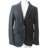 Jaqueta Blazer Lacoste Sob Medida 36 De Lã Preto Feminino