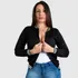 Jaqueta Bomber Casaco Blusa Frio Feminina Metalassê Listra