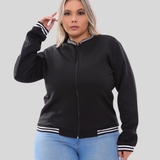 Jaqueta Bomber Plus Size