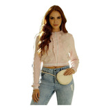 Jaqueta Bomber Rosa Trico