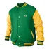 Jaqueta Brasil Moletom College Uniforme Bordado Blusa Cores