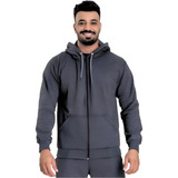 Jaqueta casaco Blusa Moletom Masculina De Frio Com Ziper