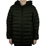 Jaqueta Infantil Puffer Nylon Forrada Casaco Inverno Juvenil