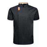Jaqueta Chef Para Homens E Mulheres Camisa Chef Manga Curta