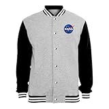 Jaqueta Colegial Moletom Masculina Feminina Nasa Sem Bolso -M- Cinza-