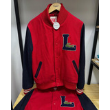 Jaqueta College Lacoste Live L 50 g Slim Semi Nova Rara
