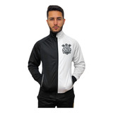 Jaqueta Corinthians Preto Trilobal Símbolo Oficial