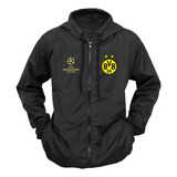 Jaqueta Corta Vento Borussia Dortmund Champions Impermeável