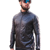 Jaqueta Corta Vento Ciclismo Masculino Impermeável Com Zíper