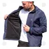 Jaqueta Corta Vento Forrada Masculina Impermeável Liso Capuz