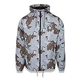 JAQUETA CORTA VENTO WINDBREAKER DESERT CAMO BROOKLYN NETS NBA MARROM New Era