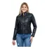 Jaqueta Couro Bovino Feminina 100% Motoqueira Slim Fit Moto