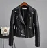 Jaqueta Couro Falso Feminina Slim Curta Outerwear 