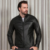 Jaqueta Couro Legitimo Masculina