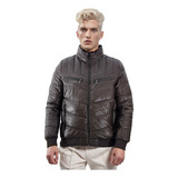 Jaqueta Couro Masculina Acolchoada