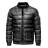 Jaqueta Couro Masculina Casaco Slim Fit Bomber Impermeável