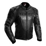 Jaqueta Couro Motociclista Texx Sniper V2 Couro Cupim Preta