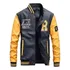 Jaqueta De Beisebol Casual Masculina Release Pu