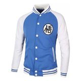 Jaqueta De Beisebol Dragon Ball Goku Com Manga Raglan