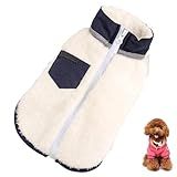 Jaqueta De Inverno Para Cães Casaco De Inverno Para Cães à Prova De Jaqueta Impermeável Para Cães Colete Quente Para Animais De Estimação Para Clima Frio Forro De Lã Para Cães Pequenos Médios E G