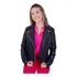 Jaqueta Feminina Couro Casaco Blusa Moda Outono Inverno