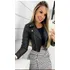 Jaqueta Feminina Curta Courino Moda Blogueira Outono Inverno