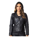 Jaqueta Feminina De Couro
