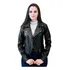 Jaqueta Feminina De Couro Pixie Slim Casaco Blusa Jaquetinha