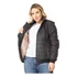 Jaqueta Feminina Forrada Com Pelucia Fleece Capuz Quentinha