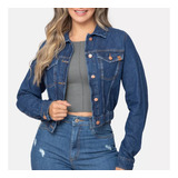 Jaqueta Feminina Jeans Bomber