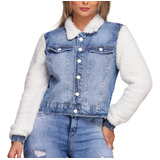 Jaqueta Feminina Jeans Casaco