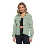 Jaqueta Feminina Jeans Sarja