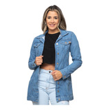 Jaqueta Feminina Oversize Jeans