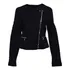 Jaqueta Feminina Preta Motociclista Bike Blusa Quentinha 