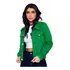 Jaqueta Feminina Verde E Colorida | Jeans | Brim | Denim