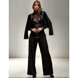 Jaqueta Feminina Ziper Luxuosa