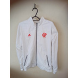 Jaqueta Flamengo adidas Branca Dupla Face