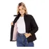 Jaqueta Forrada Pelúcia Nylon Matelado Blusa Feminina Quente
