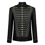 Jaqueta Gótica Steampunk Casaco Uniforme Vitoriano