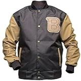 Jaqueta Hotline Miami Atraente Voo Bomber Varsity Cordura PPP 3GG Marrom 5XL