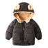 Jaqueta Infantil Puffer Dupla Face Com Orelhinha Impermeavel